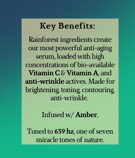 Benefits of Rainforest Retinol Serum Amber Infused Gaia