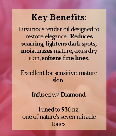 Benefits of 'Matriarch' Nourishing Elegant Tender Oil Diamonds & Rose Mini